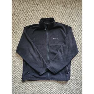Columbia Classic Lightweight Fleece Jacket Black Size XL